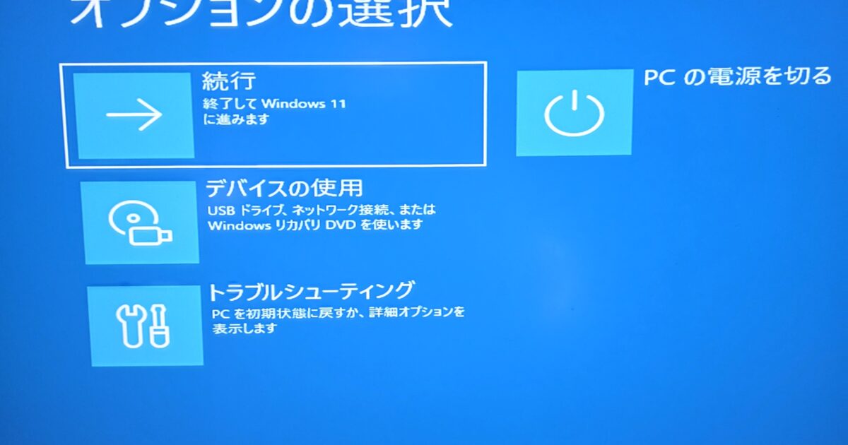 ブルースクリーン