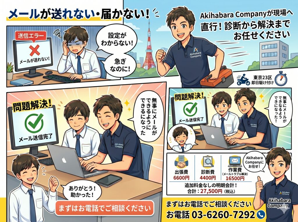 メールトラブル解決