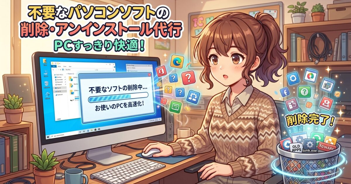 東京23区・即日出張！不要なパソコンソフトの削除・アンインストール代行｜Akihabara Company