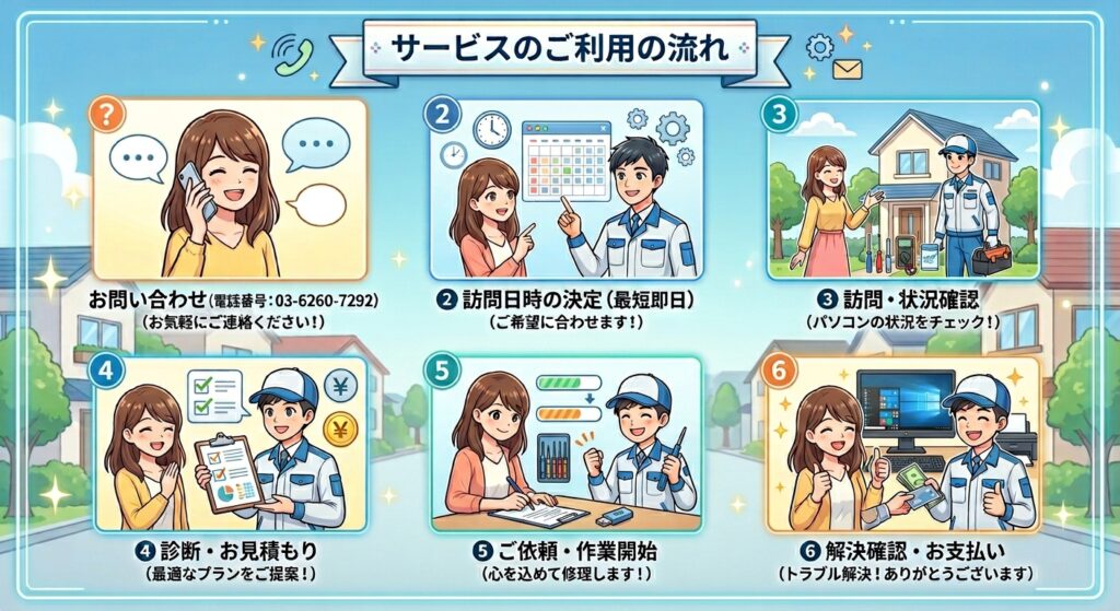 ご依頼の流れ