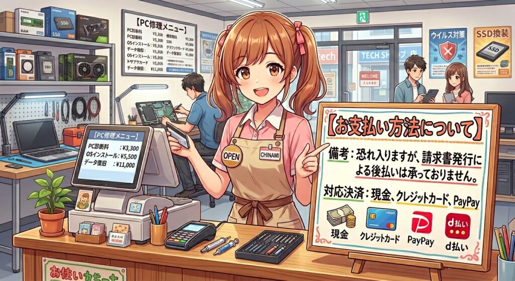お支払方法