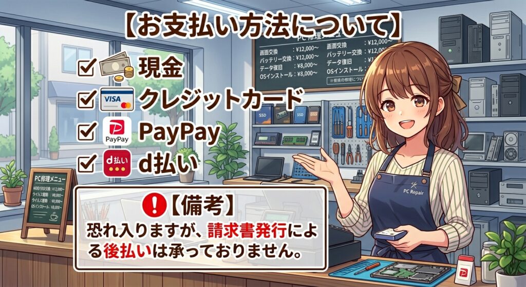 お支払方法