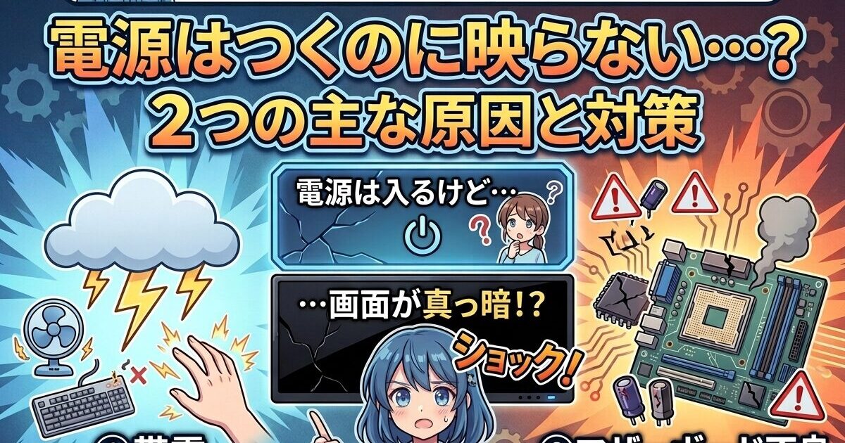 帯電やマザーボード不良について