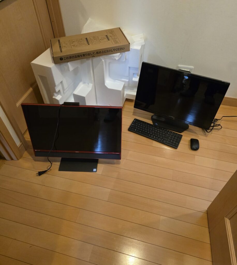 Windows10終了に伴うパソコン買い替え！NEC製一体型PCの初期設定・データ移行事例