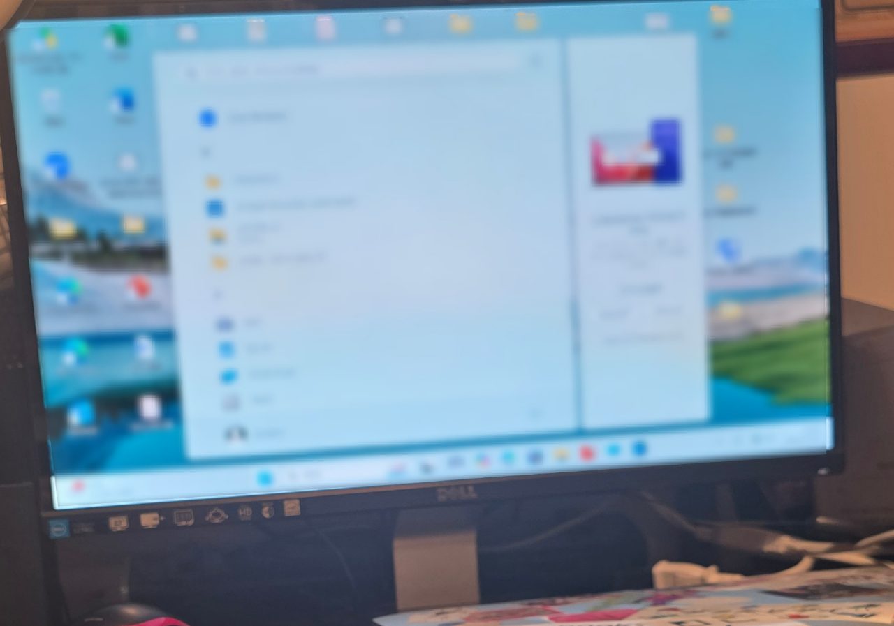 Windowsのスタートメニュー画面の様子